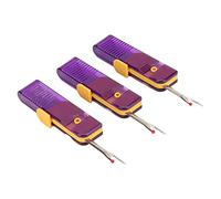 LDAUYZLING 3 Pcs Seam Rippers 180 Degree Rotation Folding Purple Thread Rippers for Household Sewing DIY Crafts