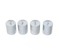 LDAUYZLING 4PCS 200g Weights with Hook Chrome Plated Steel Calibration Weight Set for Home School Teaching Experiments