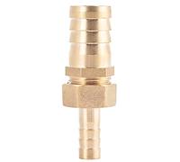 LDAUYZLING 6mm-14/16/19/25mm Brass Fitting Hose Barb Tail Reducer Reducing Plug Connector (6-19mm)