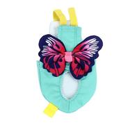 LDAUYZLING Bird Diaper Harness Lightweight Breathable Fashionable Parrot Flight Vest Clothes for Cockatiels Lovebirds (S)