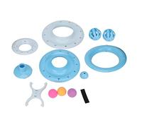 LDAUYZLING Cat Turntable Ball Multipurpose Fun Puzzle 4 Levels Cat Toy Roller for Cat Chasing Exercise (Blue)