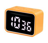 LDAUYZLING Digital Kitchen Timer Magnetic Count Up/Down Clock with Custimize Function Large LED Screen Sound Alarm Silent Operation Kitchen Time Management Tool for Kids Testing (Orange)