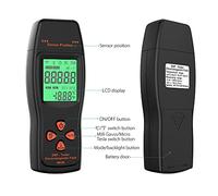 LDAUYZLING EMF Meter Handheld Mini Digital LCD EMF Detector Electromagnetic Field Radiation Tester Dosimeter Tester Counter