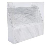 LDAUYZLING Eyelashes Extension 8 Holes Acrylic Tweezers Holder Tweezer Display Stand Storage Rack (White Marble Pattern)