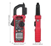 LDAUYZLING HABOTEST HT207D 4000 Counts Digital Clamp Meter Multimeter Handheld AC DC Voltage Current Voltmeter Diode Resistance Clamp Meter High-Precision Multifunctional Digital (HT207D)