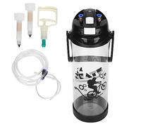 LDAUYZLING Household 3L Milking Machine Kit Manual Operation Portable Sheep Goat Milking Machine (Double Sided)