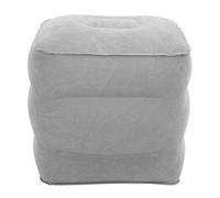 LDAUYZLING Inflatable Foot Rest Comfortable Ergonomic Portable Travel Foot Leg Rest Pillow for Airplane Car (Gray)