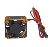 LDAUYZLING Motor Cooling Fan Universal 31x31mm 23000RPM Aluminum Plastic RC Car ESC Heatsink Fan for AXIAL for for HSP for Redcat for HPI DC 5-9V (Gold)