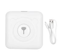 LDAUYZLING Pocket Printer Portable Thermal Mini Wrong Question Receipt School Supplies A6 White 203dpi