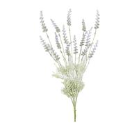 LDAUYZLING Simulated Lavender Plastic Pastoral Design Simulated Flower Branch Lavender for Home (5 Branches)