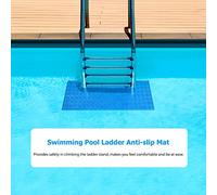 LDAUYZLING Swimming Pool Ladder Anti-Slip Mat 36 x 9 inch Protective Pool Ladder Step Pad Non-Slip Safety Liner for Swimming Pool and Stairs