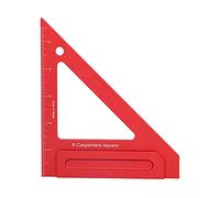 LDAUYZLING Woodworking Triangle Ruler Aluminium Alloy British System Measuring Tool for Carpenter (6'' inch square ruler)