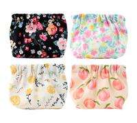 LdawyDE Mini Cosmetic Bag, Pack of 4 Small Cosmetic Bags for Handbag, Make Up Bag with Shrapnel Closure, Portable Purse, Women's Organiser for Cosmetic, Jewellery, Skin Care Products, colour, Fashion