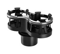 LDBKFD 2-in-1 Car Cup Holder Expander for Maserati Quattroporte V M139/VI M156 2003-2025, Multi-Functional Dual Cup Holder In-Car Storage Organizer with Adjustable Base