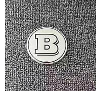 LDBKFD 4 Pcs Car Wheel Center Hub Caps Cover Stickers for Smart Brabus, Wheel Centre Cap Badge Wheel Trim Car Hub Sticker,B- 75mm