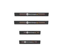 LDBKFD 4PCS Car Door Sill Protector for MG MG6 I 2009-2015, Carbon Fiber Effect Scuff Plate Guards, Anti-Scratch Door Threshold Stickers