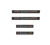 LDBKFD 4PCS Car Door Sill Protector for Peugeot 308 II 2017-2021, Carbon Fiber Effect Scuff Plate Guards, Anti-Scratch Door Threshold Stickers