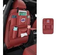 LDBKFD Car Back Seat Organiser for Volvo EM90 2024, Hanging Bag for Car Seat Protector Durable Travel Tidy Organiser,Red-A-One piece