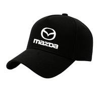 LDBKFD Car Logo Baseball Cap for Mazda CX-5 II (facelift 2021) 2021-, Adjustable Cotton Cap for Men & Women Breathable Motorsport Hat,Black