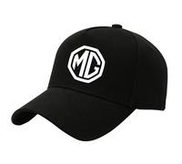 LDBKFD Car Logo Baseball Cap for MG MG4 EV XPower 2023 2024, Adjustable Cotton Cap for Men & Women Breathable Motorsport Hat,Black