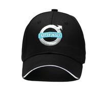LDBKFD Car Logo Baseball Cap for Volvo V60 I Cross Country 2015-2018, Adjustable Cotton Cap for Men & Women Breathable Motorsport Hat,Black-C