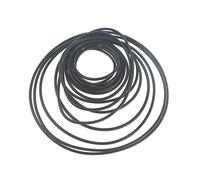Ldbuejiaja 15Pcs Recorder Rubber Belts 1.2mm Round Cassette Repair Maintenance Belt Video Accessories Belts