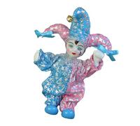 Ldbuejiaja Porcelain Italian Eros Dolls Triangel Clown Dolls Sweet Triangel Figurine Collectible Toy Christmas Hallowmas Decors Italian Eros Doll