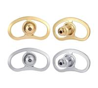 Ldbuejiaja Set of 4 Earring Back with Lifting Support Earrings for Failure of Ear Replacement for Studs Ear Lobes Ear Lobes Stains, one size, As described