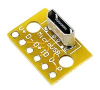 Ldbuejiaja Vertical USB Connection PCB Board for Female Circuit Board Welding Adapter Connector Computer Accessories Connections Props Welding Machines Connected Together