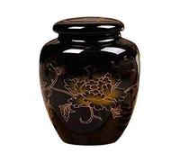 LDCBFTR Adult Urn Ceramic Cremation Urn Human Or Pet Ashes Burial Urn At Or Display ashes casket (Size : Red)