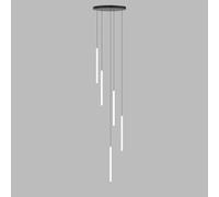 LDCBFTR Chandelier LED Pendant Light for High Ceilings, Dimmable Farmhouse Hanging Lamp for Entryway, Staircase, and Living Room WFJ