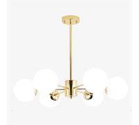LDCBFTR Chandelier Modern Matte Glass Ceiling Light Fixture - Adjustable Vintage Lighting for Living Room WFJ