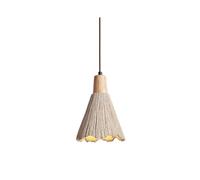 LDCBFTR Colgante Japanese Wabi-Sabi Style Cement Pendant Light Nordic Hanging Cone Concrete Lamp Industrial Adjustable 1-Light Chandelier for Restaurant Kitchen Island Loft WFJ