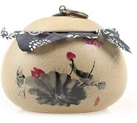 LDCBFTR Cremation Tanks For Pets, Human Cremation Urn,Hand-made Ceramic Moisture-proof Sealed Jars, Small Pet Souvenirs For Cats And Dogs, For Home Or Grave Pet Cremation Urn for Ashes ashes casket