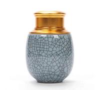LDCBFTR Funeral Urn ，large Cremation Ashes Urn For Adult,Ceramics Moisture Proof Handcrafted Cremation Urns，For Adult Pet Ashes Human Medium And Large Memorial Urns Burial Urn At Home Or Cemetery