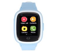LDCBFTR Kids Smart Watch 4G WiFi LBS Positioning, Two Way Voice Video Call, SOS, LBS Real Time Positioning, Selfie Camera And Video Recorder, Touch Screen, IP67 Waterproof (Blue) WFJ