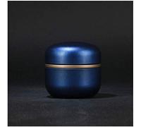 LDCBFTR Mini Cremation Urns Pet Mini Funeral Urn Adult Ashes,Small Cremation Urns for pet,metals Keepsake for dog&cat,Burial Urn At Home or Cemetery ashes casket (Color : Dark Green)
