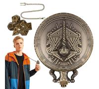 LDCBFTR Pocket Watch Dice Set, Portable Dice Set Dice Toys with Pocket Watch Shell, Steampunk Board Game Metal Dice Tiny Dice Accessories for Tabletop WFJ