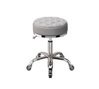 LDCBFTR Saddle Chair,Adjustable Stool with Wheels Modern Round Rolling Stool with Thick Cushion for Tattoo Massage Facials Spa Manicure Dentist Clinic(Orange) WFJ