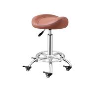LDCBFTR Saddle Stool Rolling Hydraulic Chair with Wheels, Adjustable Height for Offices and Studios, Design for Comfort and Support WFJ