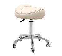 LDCBFTR Saddle Stool Rolling Hydraulic Professional Chair with Wheels, Adjustable Height 15.3~20.8 for Salon and Office Use WFJ