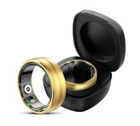 LDCBFTR Smart Ring for Men Women Gold Fitness Ring Android iOS Fitness Tracker Heart Rate Blood Oxygen Sleep Monitor Activity Tracker for Sports Time, Distance, Calories,GD7 WFJ