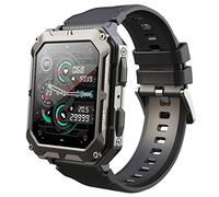 LDCBFTR Smart Watch for Android Phones iOS Compatible with Blood Pressure Monitor Blood Oxygen Sensor hr Bluetooth Call 1.83HD Display Step Counter Sleep Monitor SNS/SMS Message Reminder Waterproof