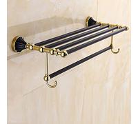 LDCBFTR Towel Rails Towel Racks, Bathroom Towel Rack Wall Mounted Towel Holder,Light and Towel Rack,Non-Full Copper Towel Holder,Bathroom Rack,Bathroom Hardware/Color/Towel Rack WFJ