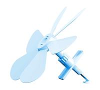 LDDIFHWW Air Conditioner Deflector, Air Guide for Soft Ventilation, Compact Anti-Glare Baffle, Easy Installation Accessory, PP, Suitable for Bedroom, Blue