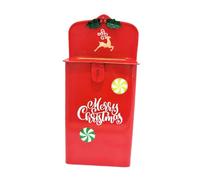 LDDIFHWW Christmas Mailbox for Wall Mounting, Easy to Install, Christmas Decoration Made of Metal, Christmas Mailbox for The Front Door in
