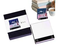 Ldduopp 3D Desk Calendar, Mountain Paper Tear-Off Sculpture, 3D Desk Notepad, for Office, Desk, Home Decor, Gift