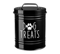 Ldduopp Airtight Dog Food Storage Tin Airtight Storage Tin with Handle and Lid for Snacks and Treats in the Kitchen Cabinet or on the Counter