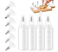 Ldduopp Icing Bag - Ergonomic Leak-proof Tool Set - Decoration Bottles, for Families, Students, Adults, Men, Women, Beginners, Enthusiasts, Home Baking