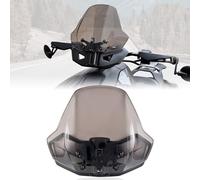 LDETXY Adjustable Windshield for Can-Am Ryker All Models, Front Dark Tinted Dustproof Durable Hard Coated Windscreen Wind Shield for 2019-2023 Can Am Ryker 600 900 Sport & Rally Edition Accessories